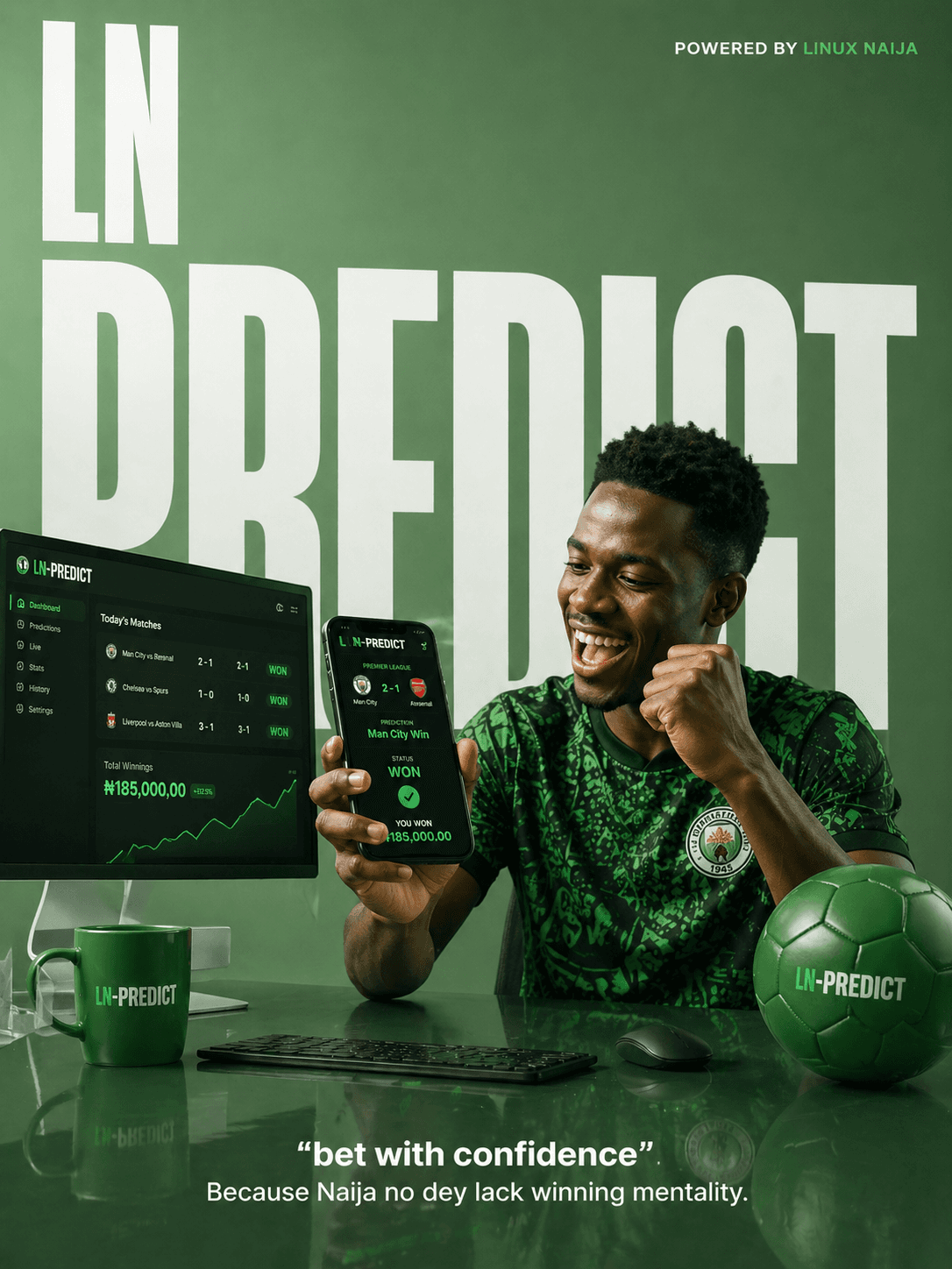 LN AI – Football stats analysis poster
